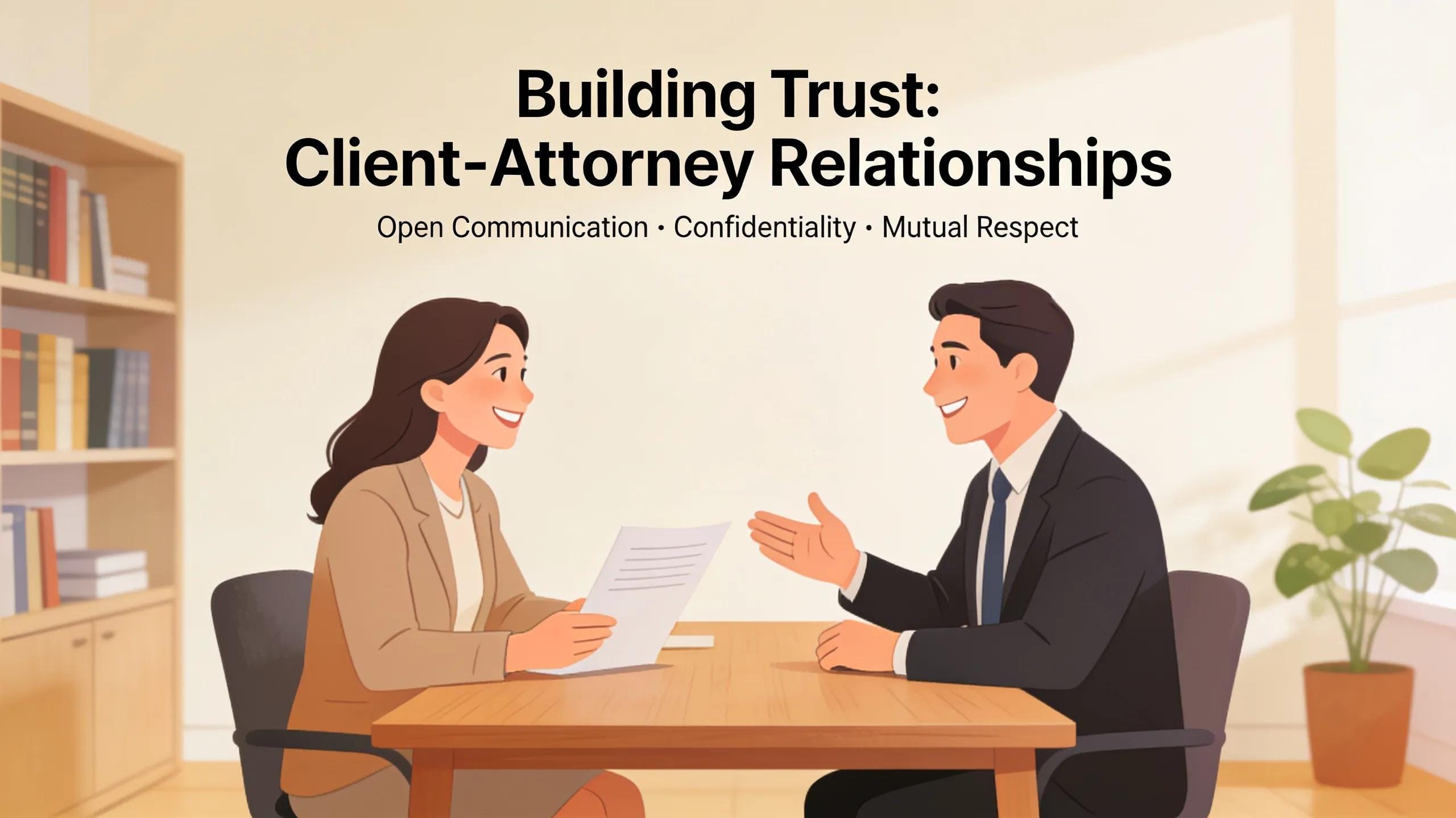 Clients need a relationship built on trust with an attorney
