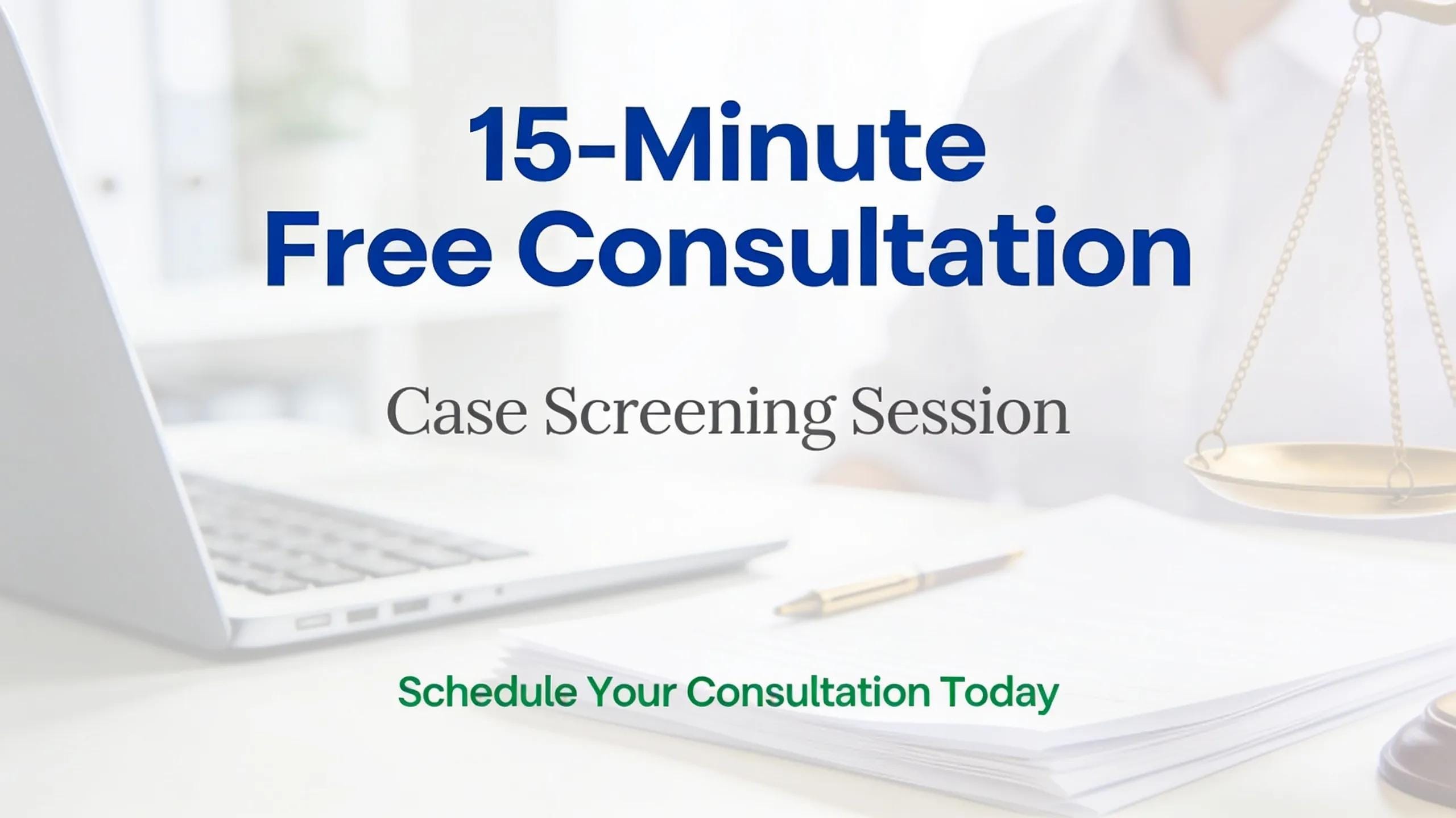Some firms advertise short introductory sessions, such as a 15-minute free consultation, to screen cases