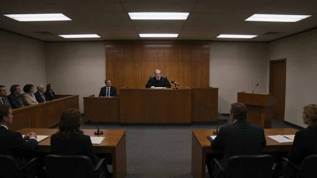 Georgia Superior Court courtroom