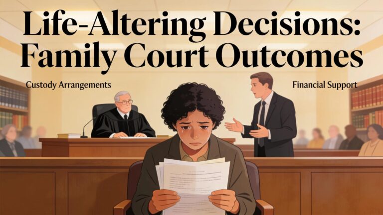 The outcome of a family court matter can significantly affect a person's life, making